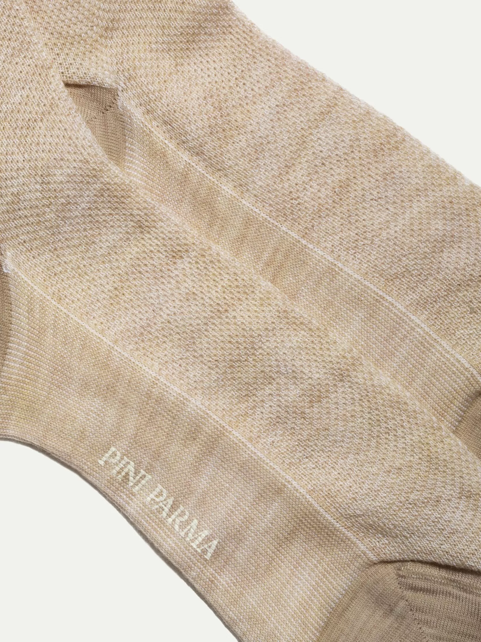 Online Pini Parma Calzini Corti Fantasia Beige - Made In Italy