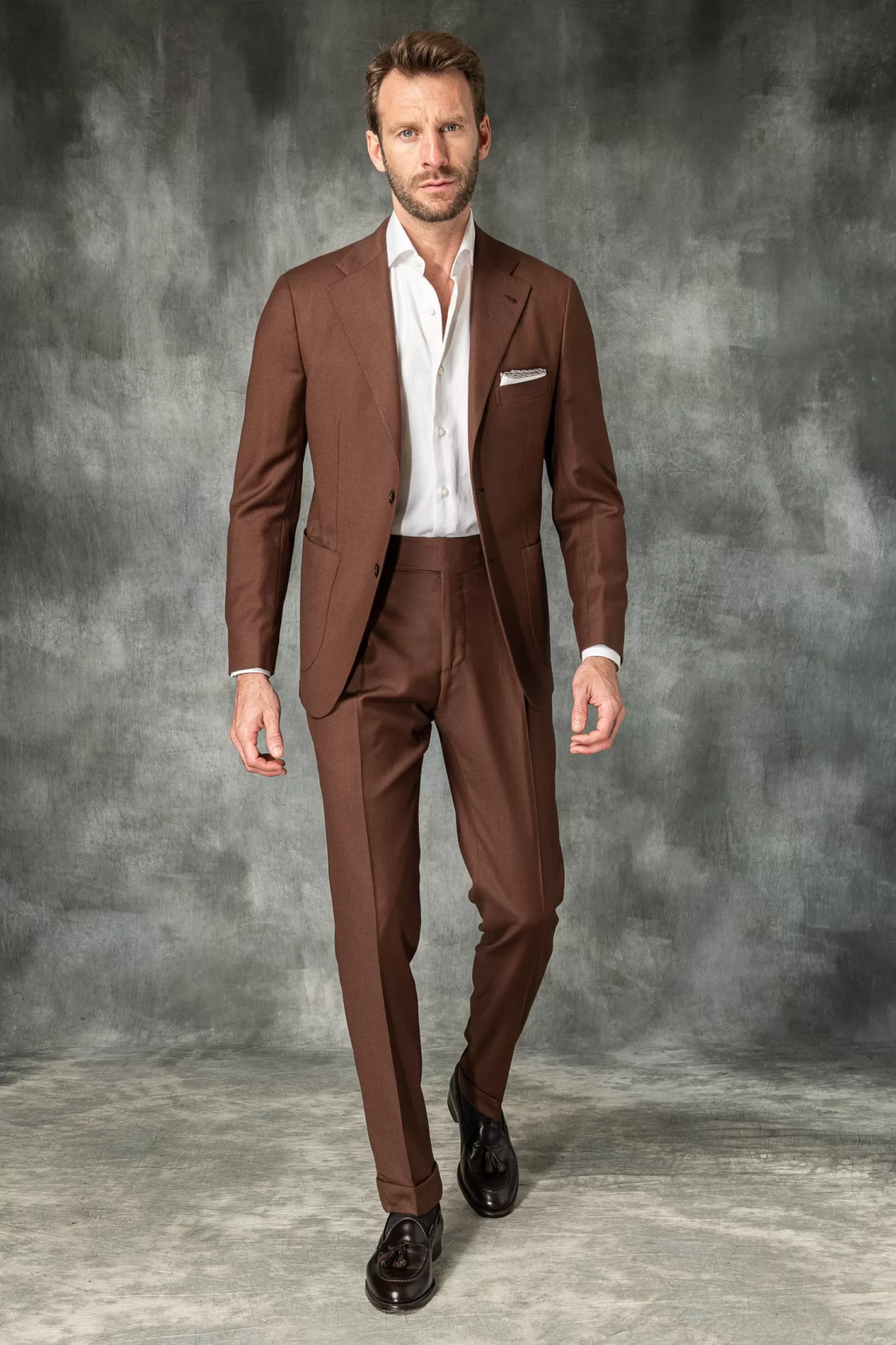 Cheap Pini Parma Camicia Bianca In Cashmere E Cotone - Made In Italy