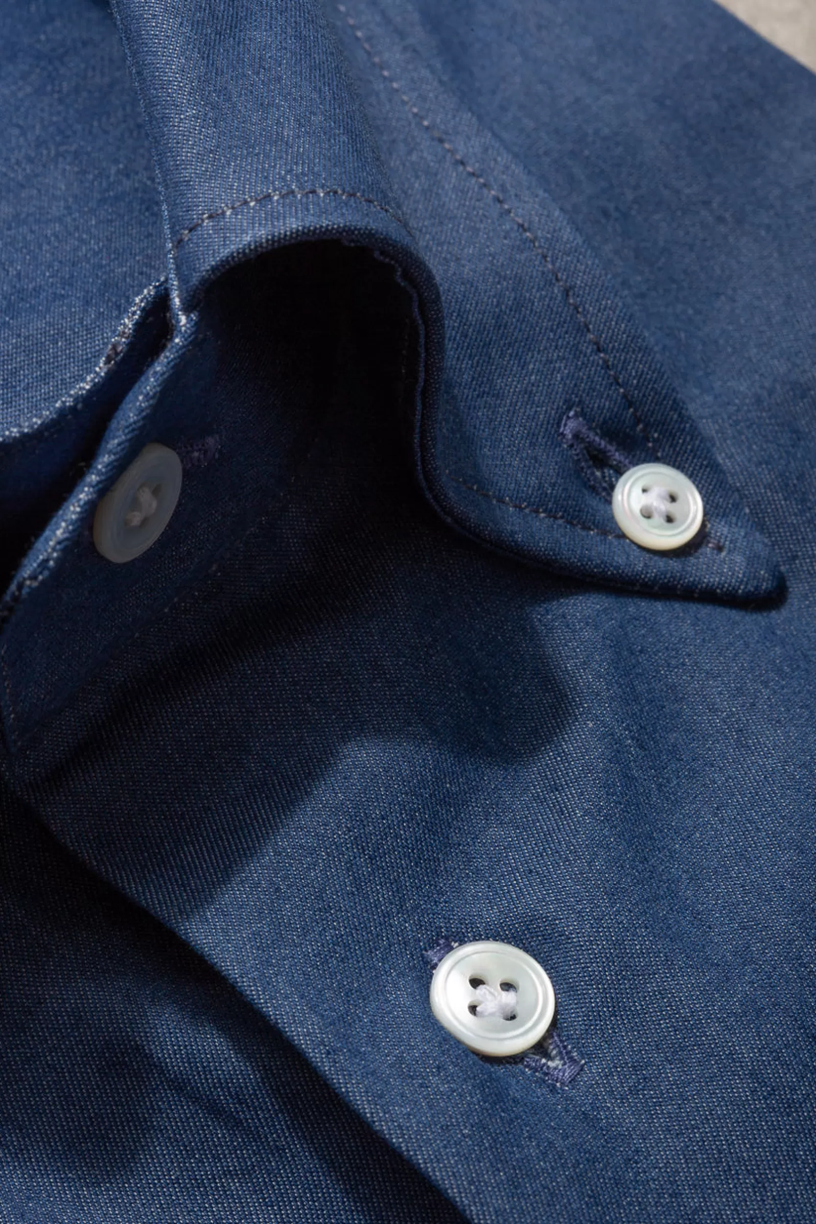 Cheap Pini Parma Camicia Denim Button Down ”collezione Sartoriale” - Made In Italy