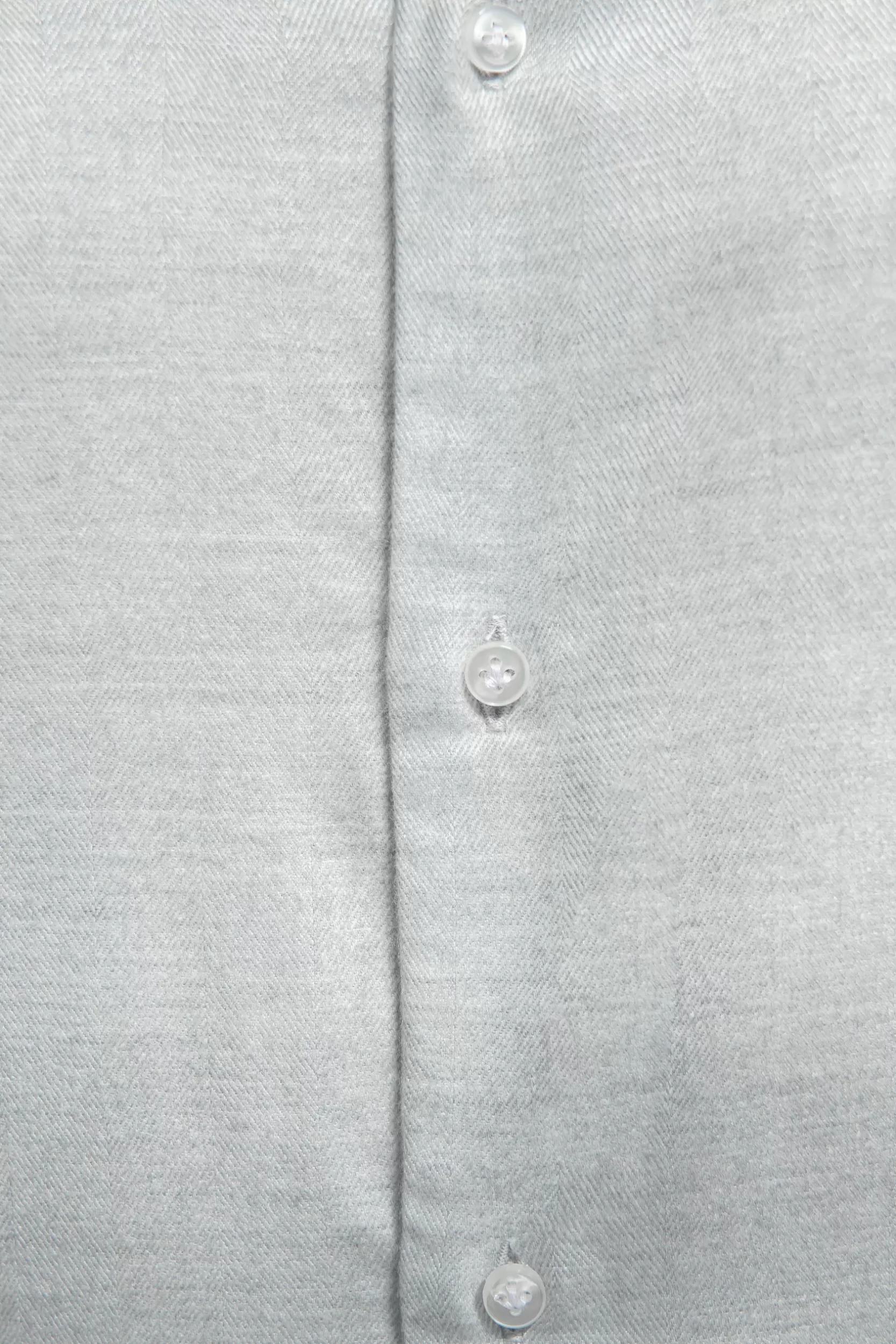Online Pini Parma Camicia In Cotone Spigato E Tencel™ - Made In Italy Grigio chiaro
