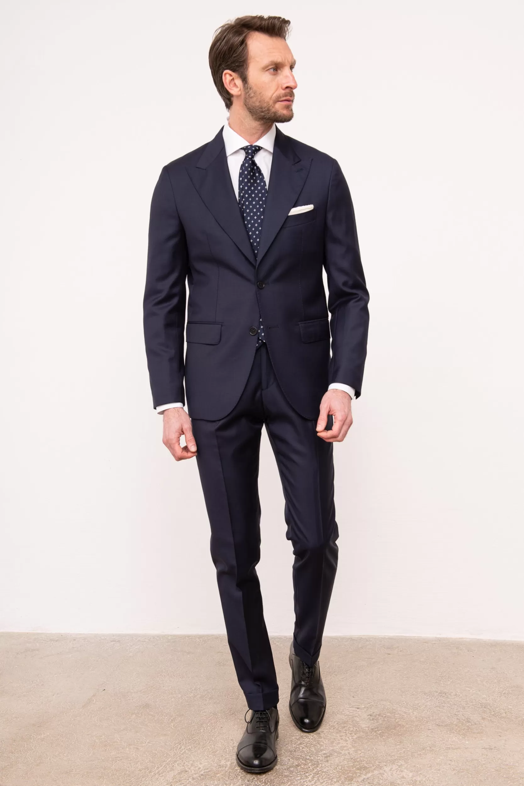 Fashion Pini Parma Completo Blu " Soragna Capsule Collection" - Made In Italy