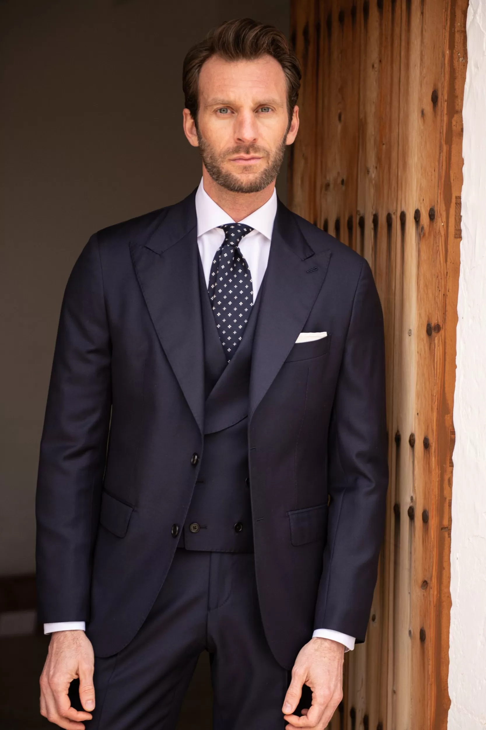 Fashion Pini Parma Completo Blu " Soragna Capsule Collection" - Made In Italy