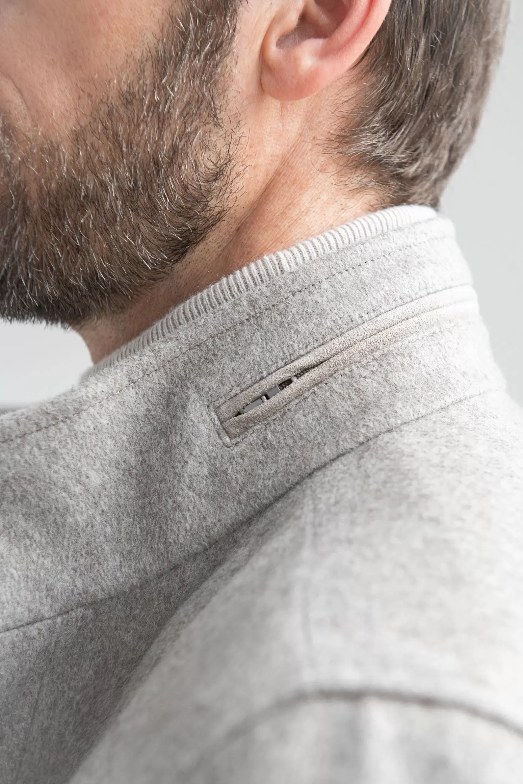 Cheap Pini Parma Field Jacket Beige In Tessuto Loro Piana - Made In Italy