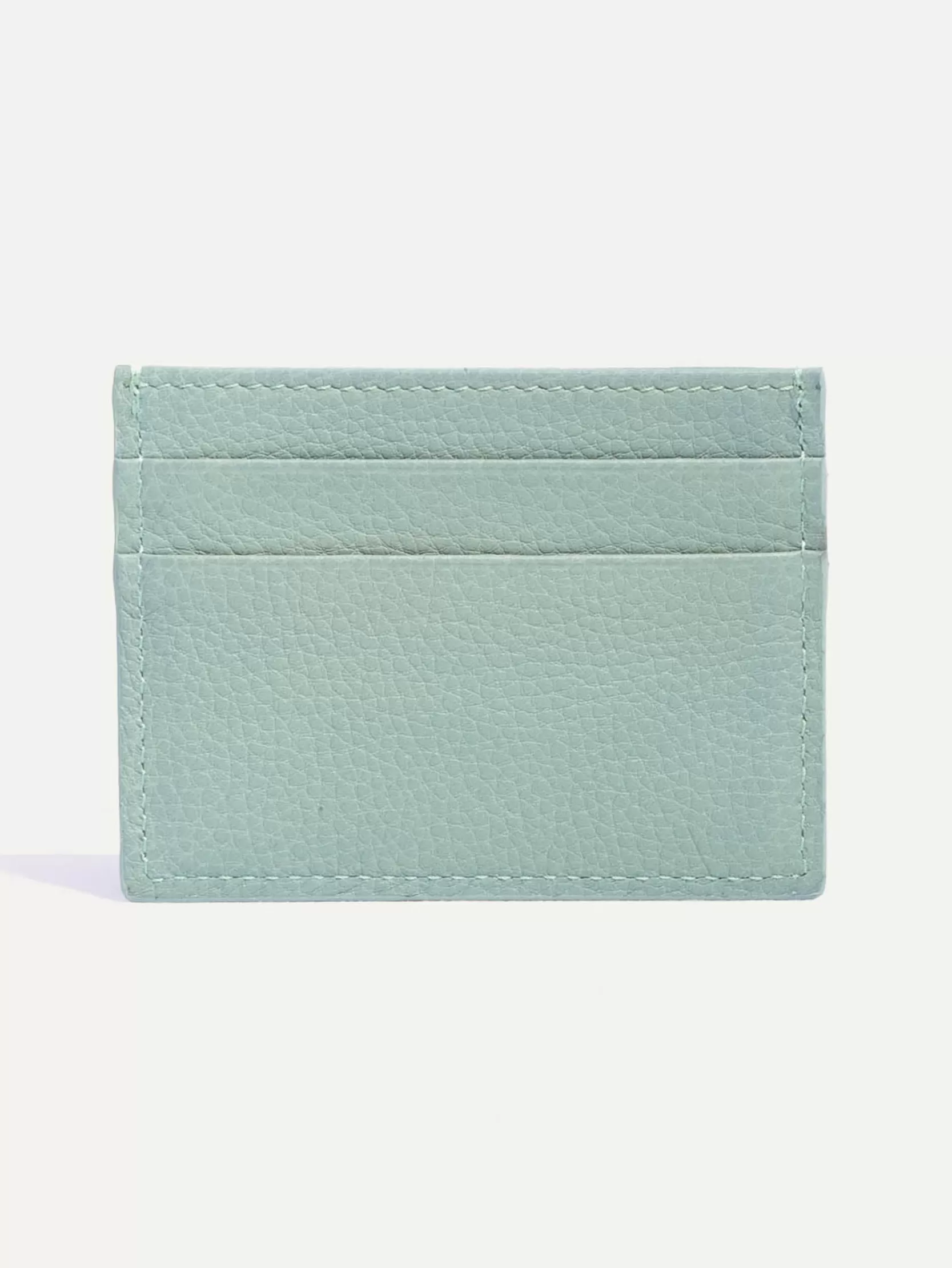 Best Sale Pini Parma Porta Carte In Pelle - Made In Italy Verde Acqua
