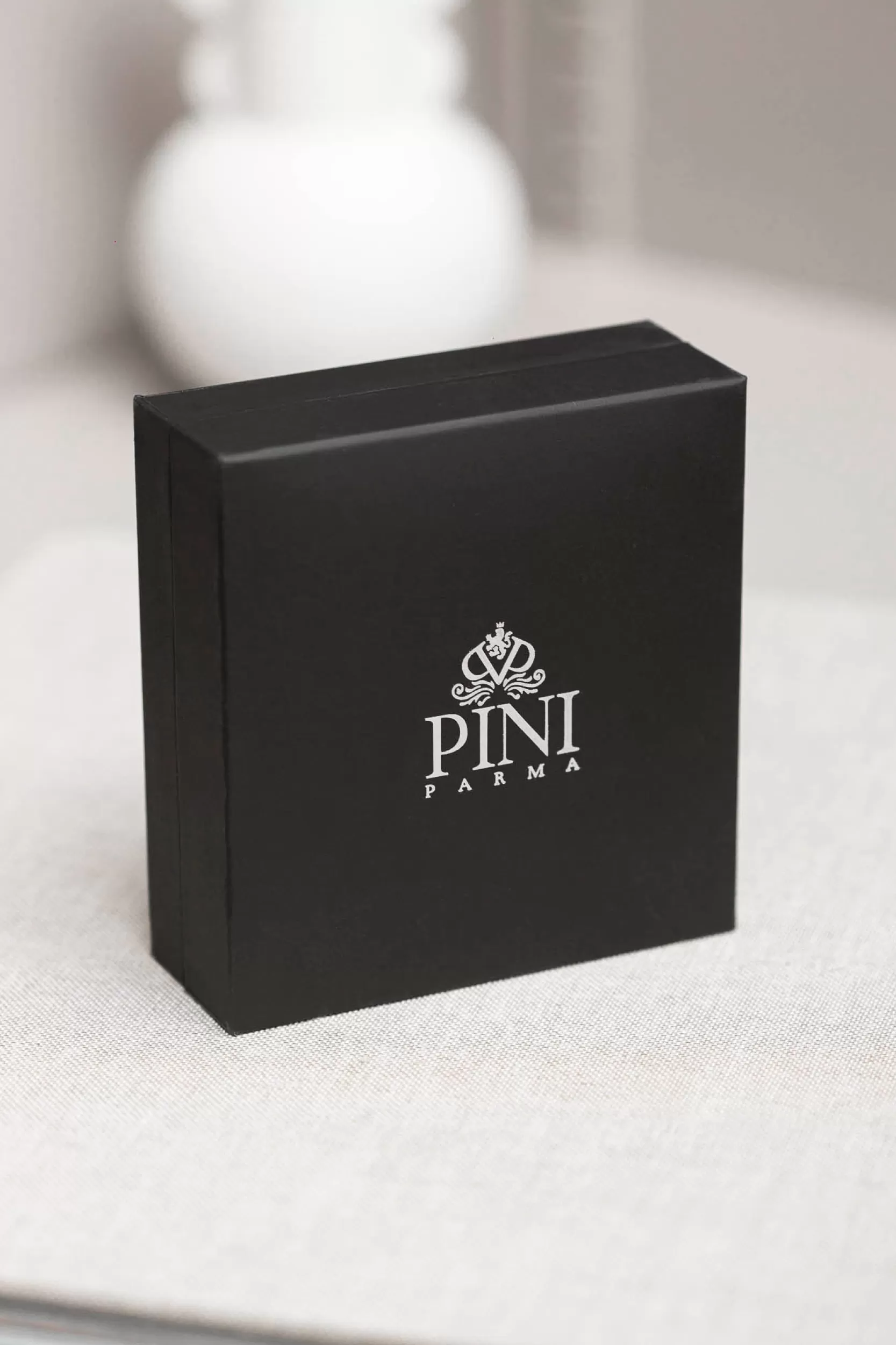 Shop Pini Parma Set Di Gemelli E Borchie Nere - Made In Italy